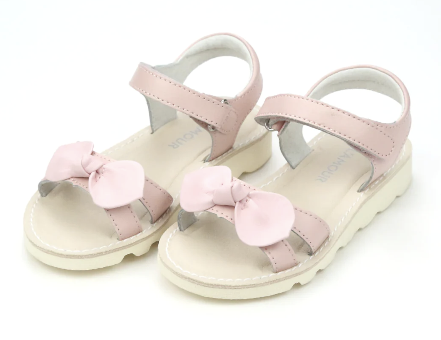 Leigh Bow Sandal-Pink