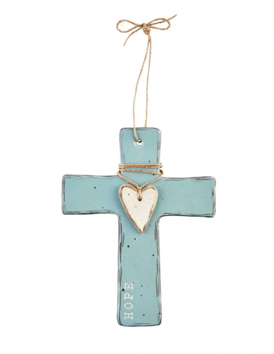 Hope Stoneware Cross