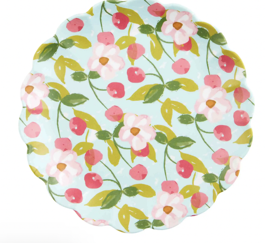 Cherry Fruit Melamine Plate