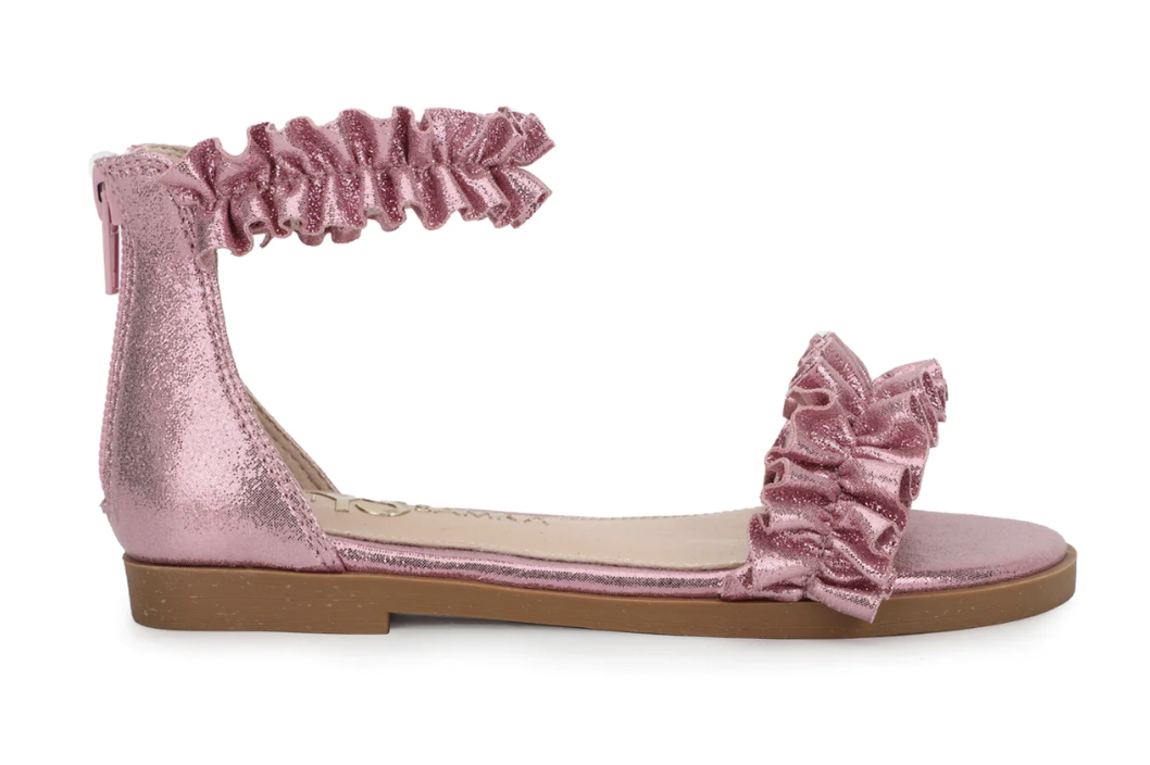 Miss Ava Sandal-Pink Metallic