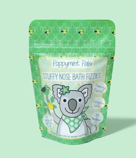 Poppymint Stuffy Nose Bath Fizzies
