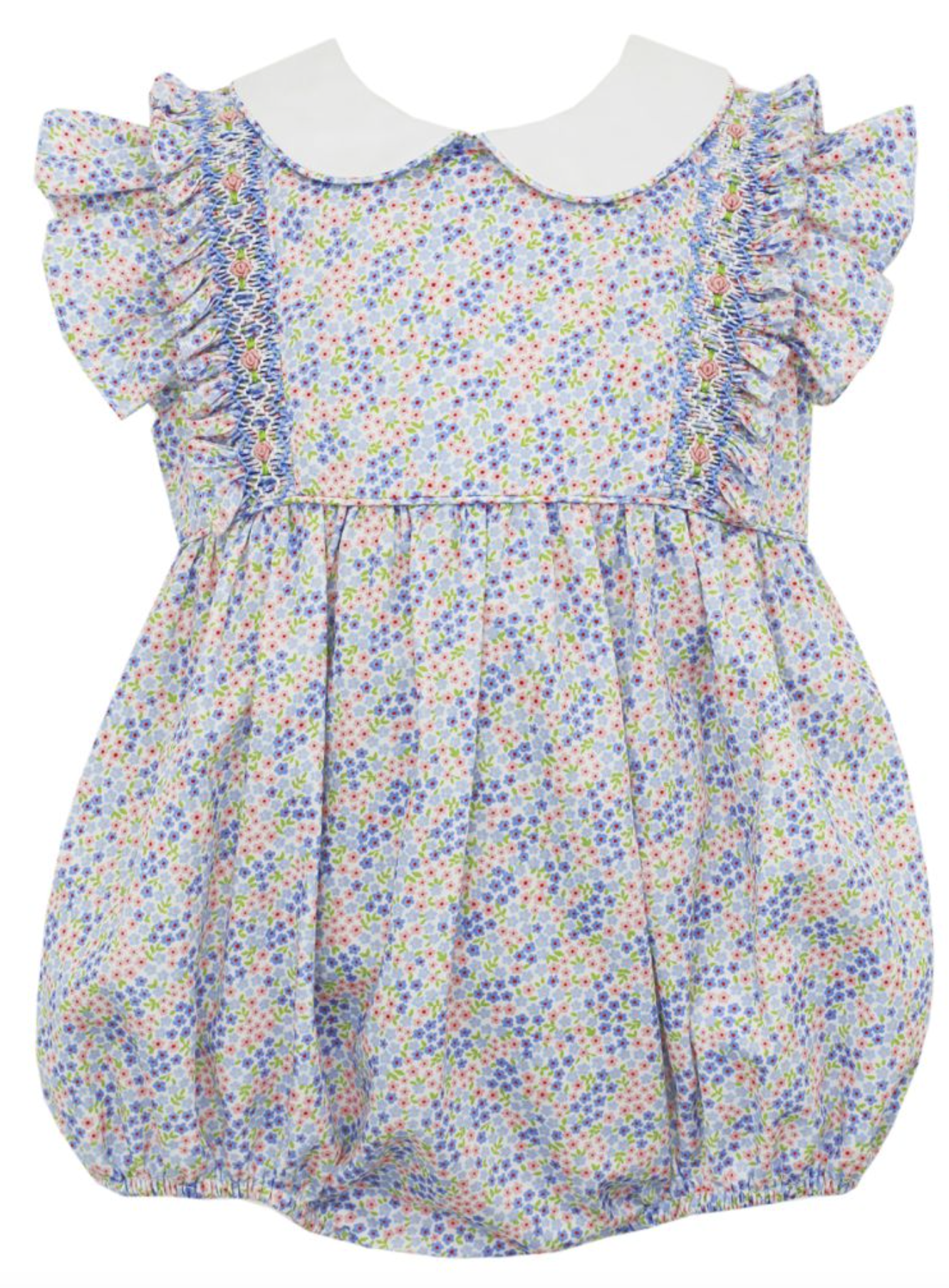 Pink & Blue Liberty Floral Print Bubble