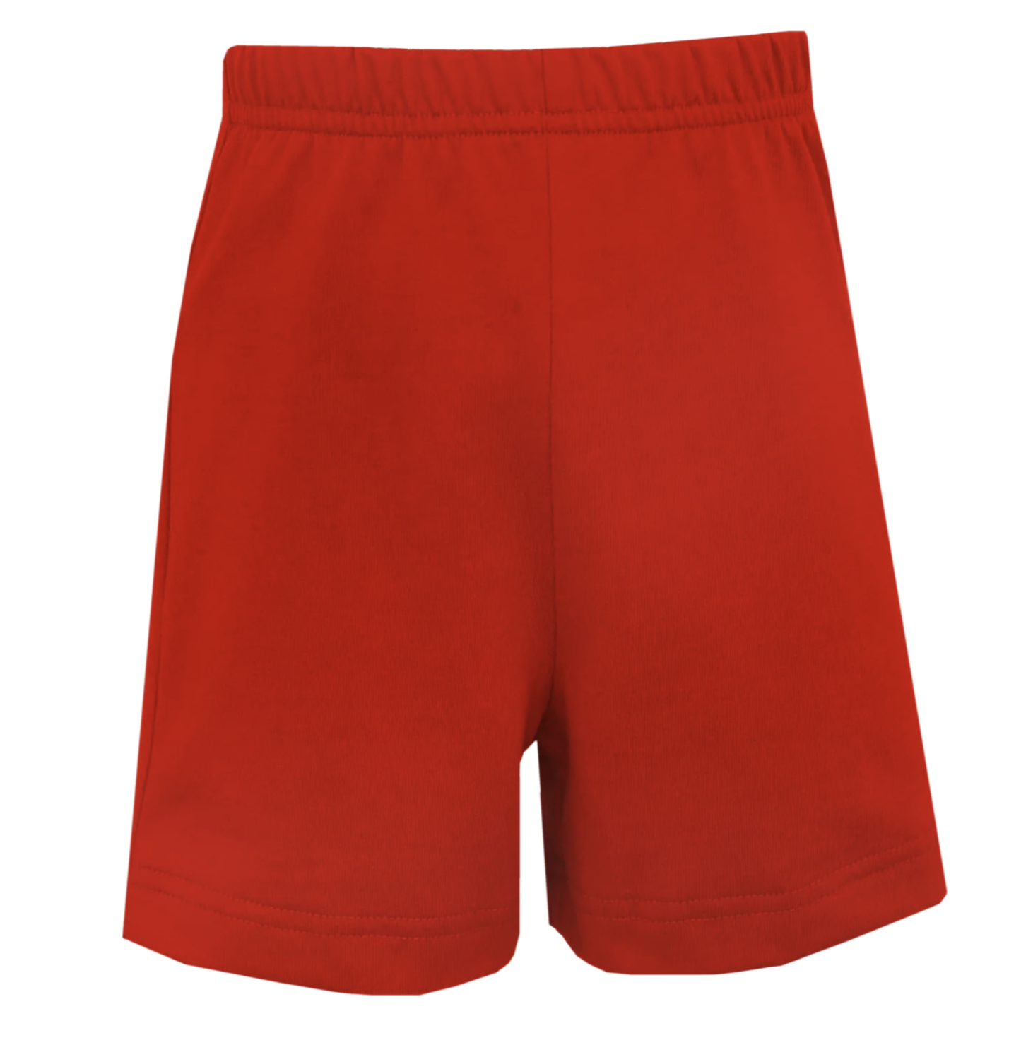 Solid Red Knit Short