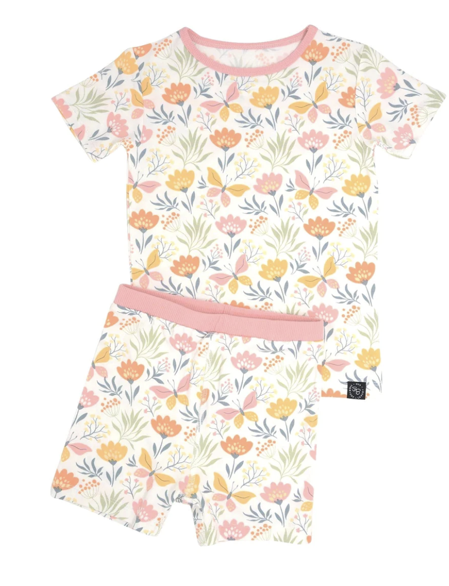 Butterfly Floral Summer PJ Set