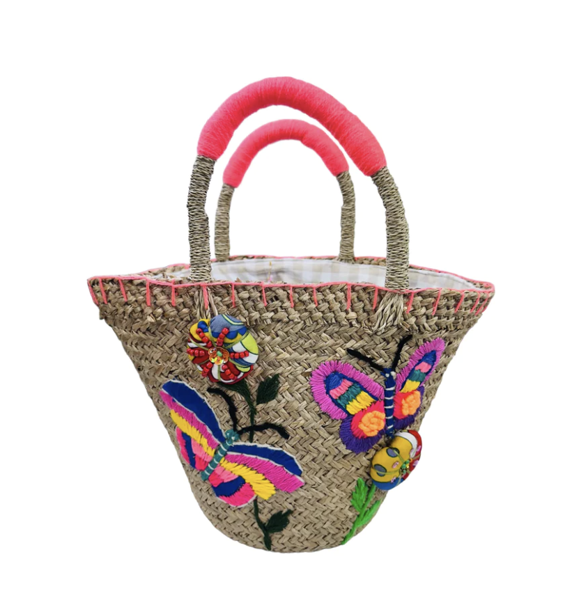 Butterfly Rattan Bag