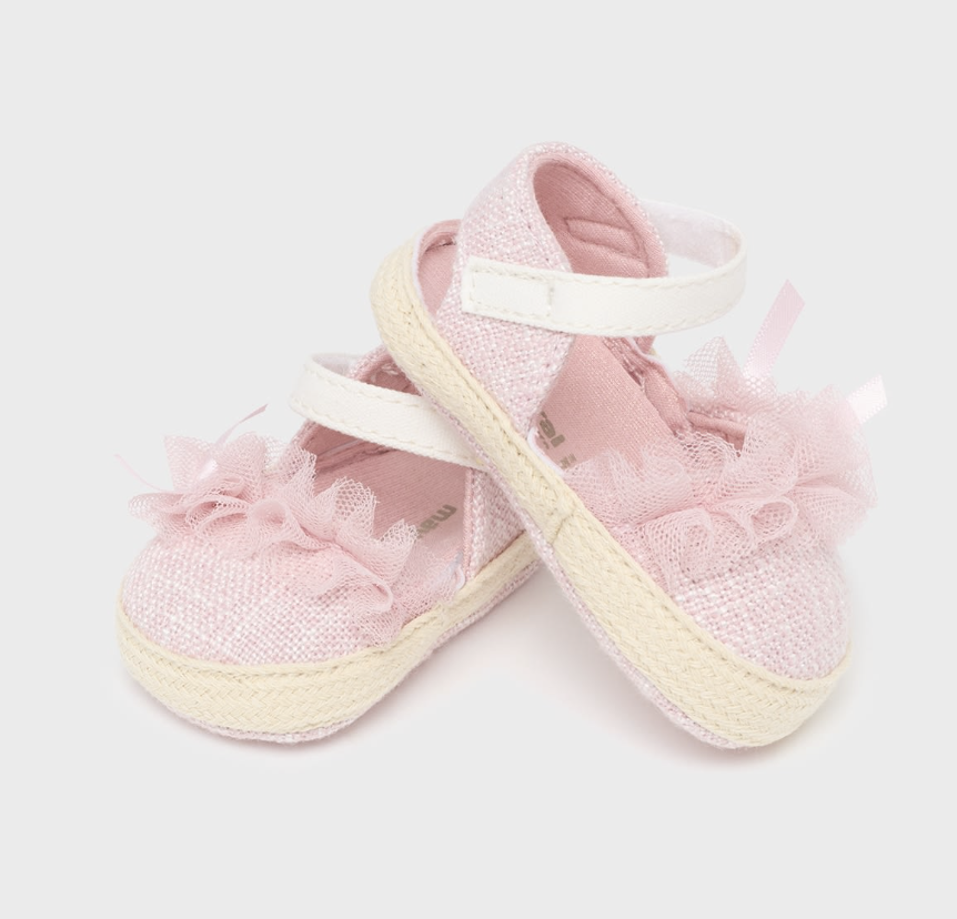 Blush Espadrille with Ruffle