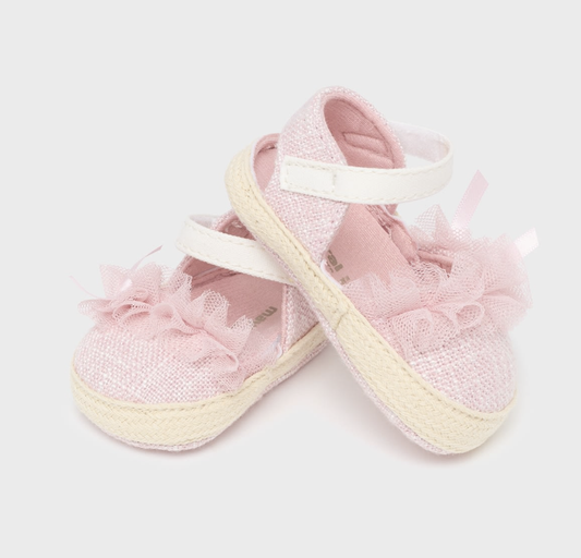 Blush Espadrille with Ruffle