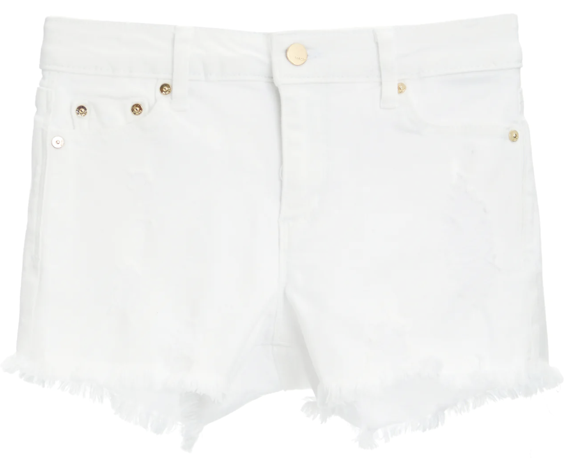 Brittany 5 Pocket Destructed Short White