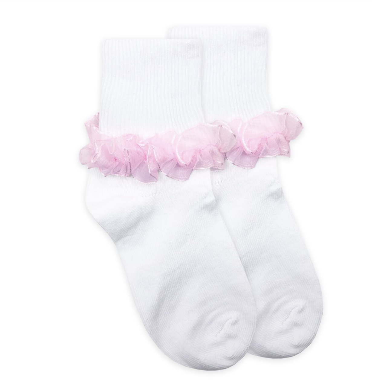 Jefferies Socks Tutu Ruffle Lace Turn Cuff Socks 1 Pair