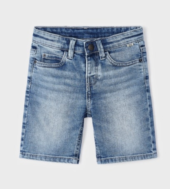 Cotton Denim Shorts Boy