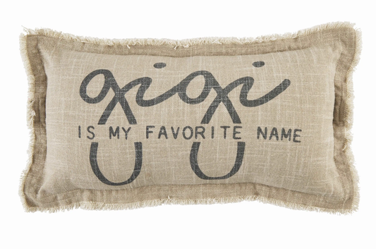 Gigi Life Throw Pillow