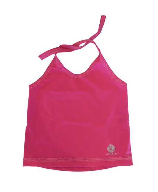 Hot pink halter top