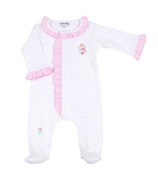 Summer Treats Emb Ruffle Footie