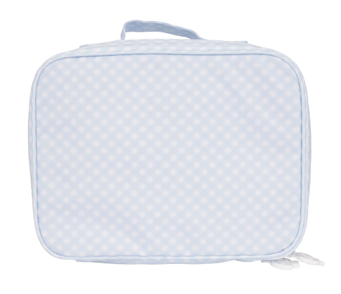 Blue Gingham Lunch Box