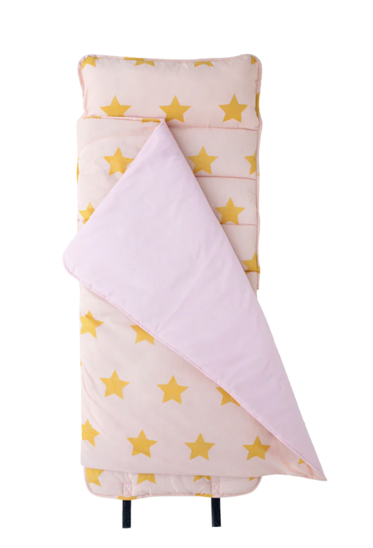 Pink/Gold Stars Nap Mat