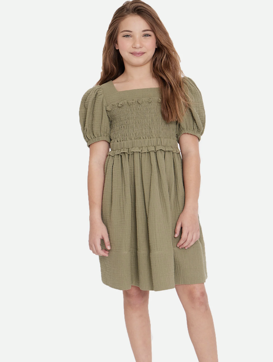 Kai Puff Sleeve Dress