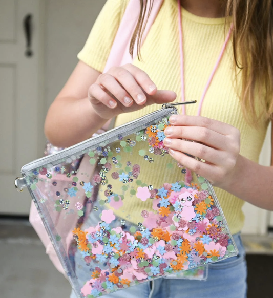 Flower Shop Confetti Everything Pouch