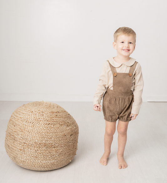 Evie's Closet Beauty in the Letting Go Boy Romper