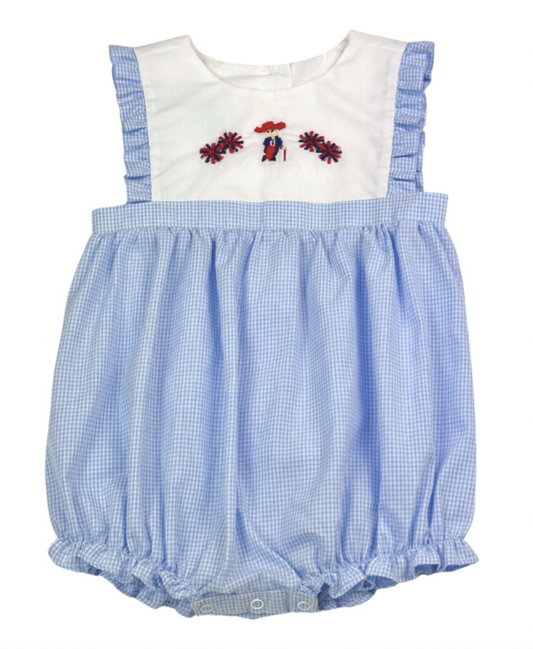 Rebels Light Blue French Knot Girls Bubble