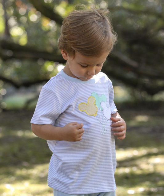 TSK Mouse Balloon Applique Shirt