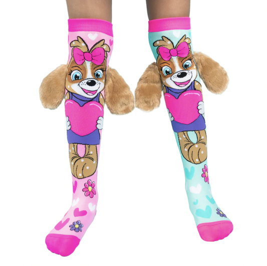 Puppy Love w/Ears Socks