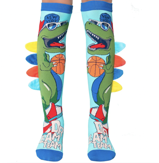 Dinosaur w/Spikes Socks