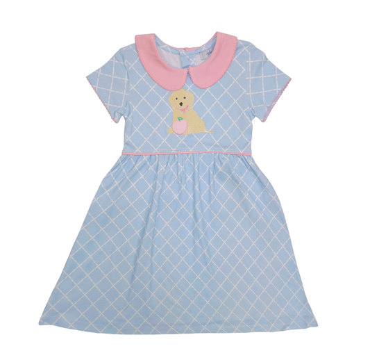 Apple Retriever Applique Dress