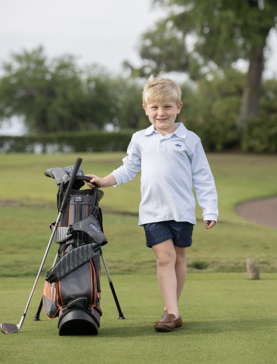 SBC Signature LS Polo Blue Stripe