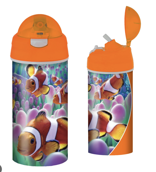 3D LiveLife Bottle Clown Fish
