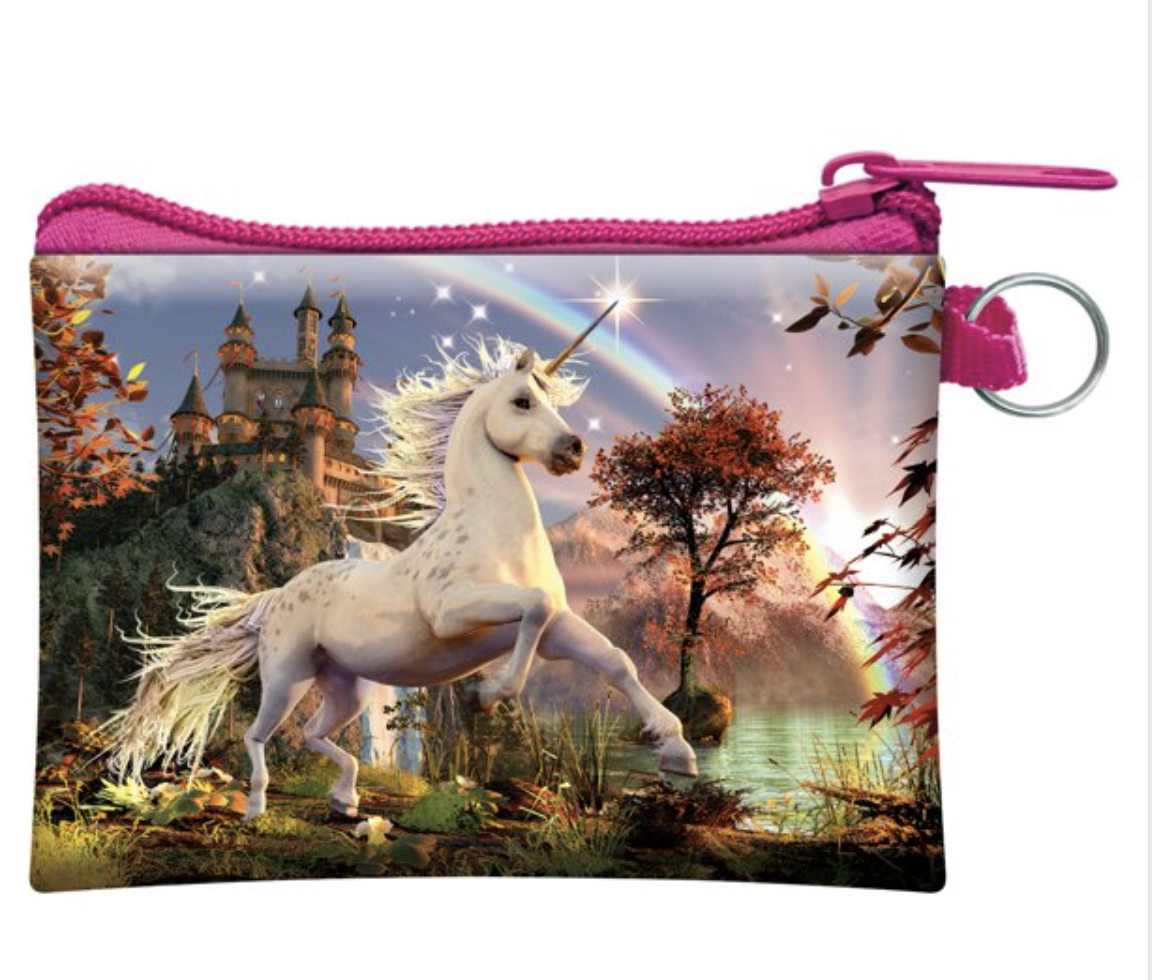 3D LiveLife Coin Purse Unicorn Evening Star