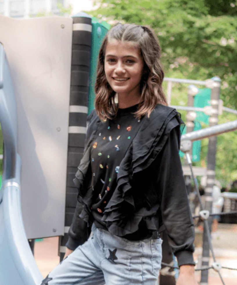 LB Ruffle Rainbow Gem Shirt