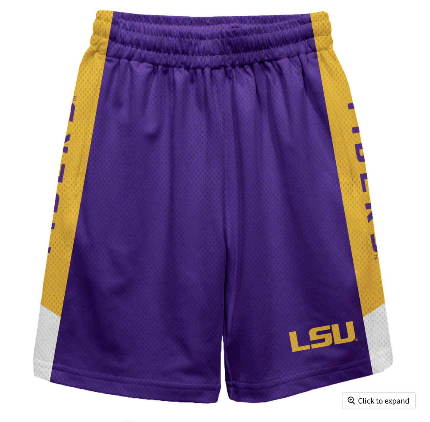 LSU Tigers Game Day Mesh Shorts
