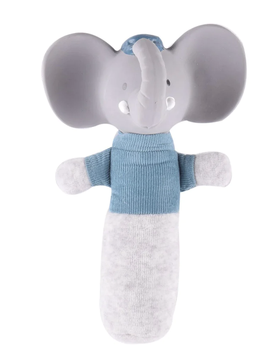 Alvin the Elephant - Soft Squeaker and Teether Toy