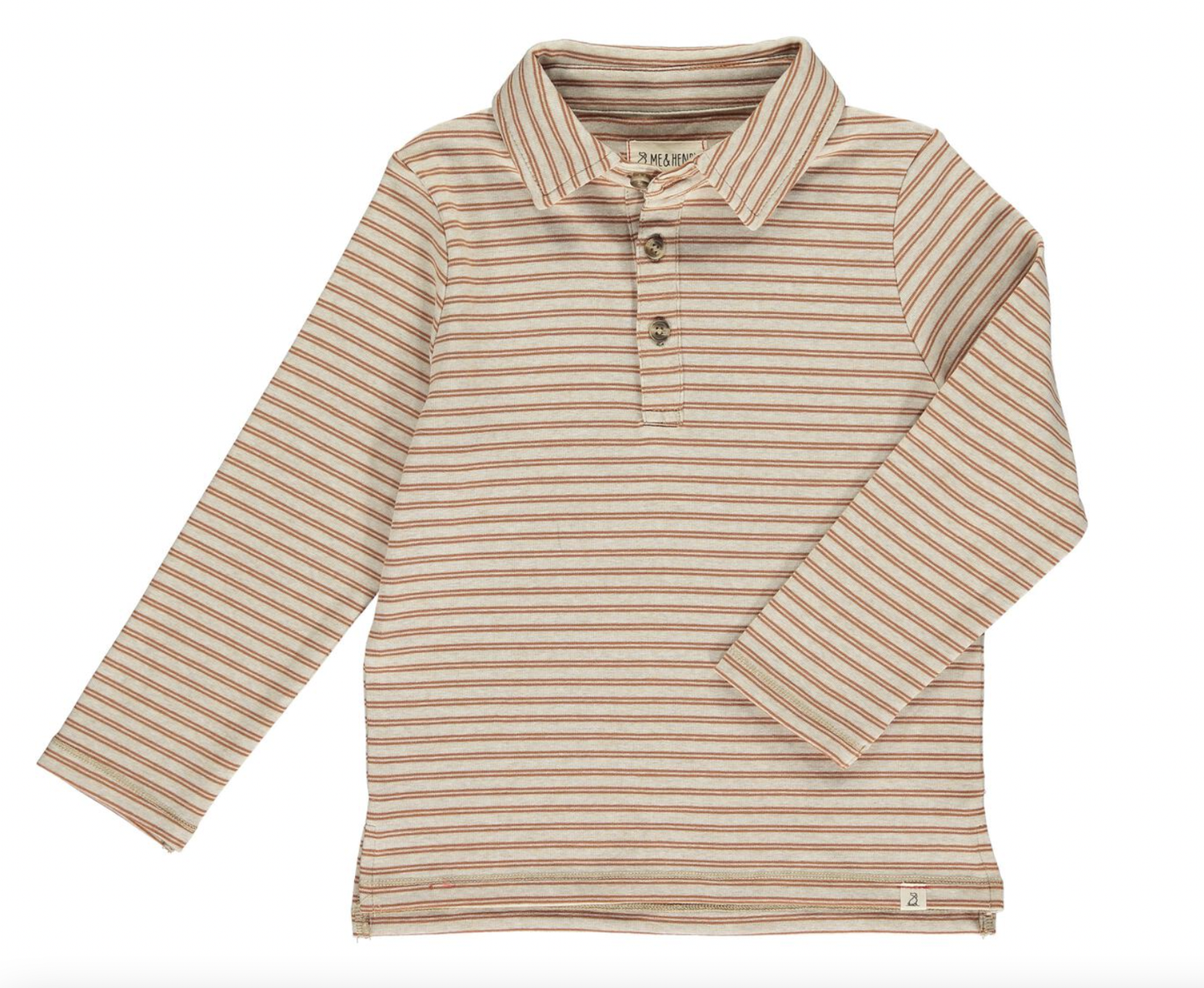 Double Pumpkin Stripe Midway Polo