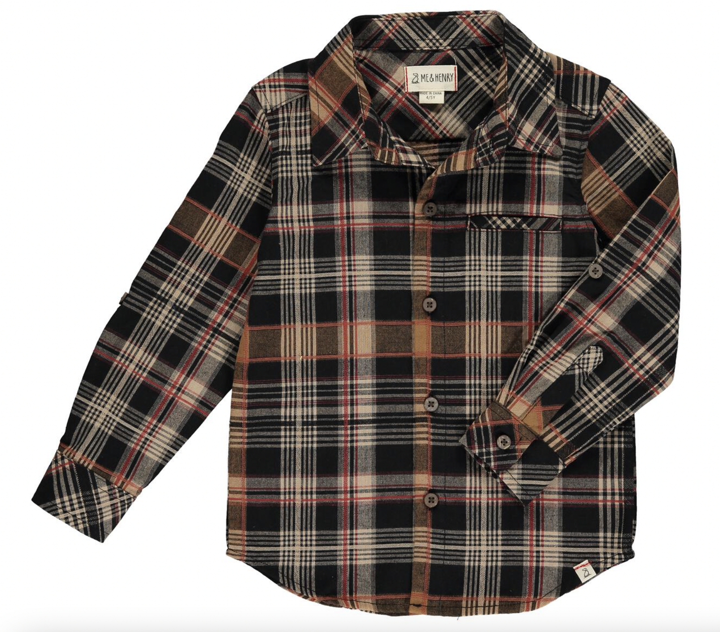 Brown Plaid Atwood Woven Shirt