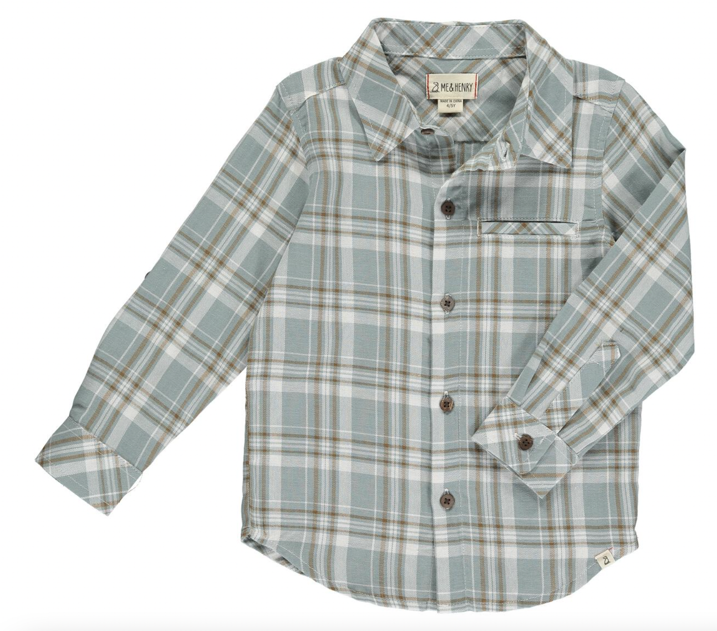 Blue/White Plaid Atwood Woven Shirt