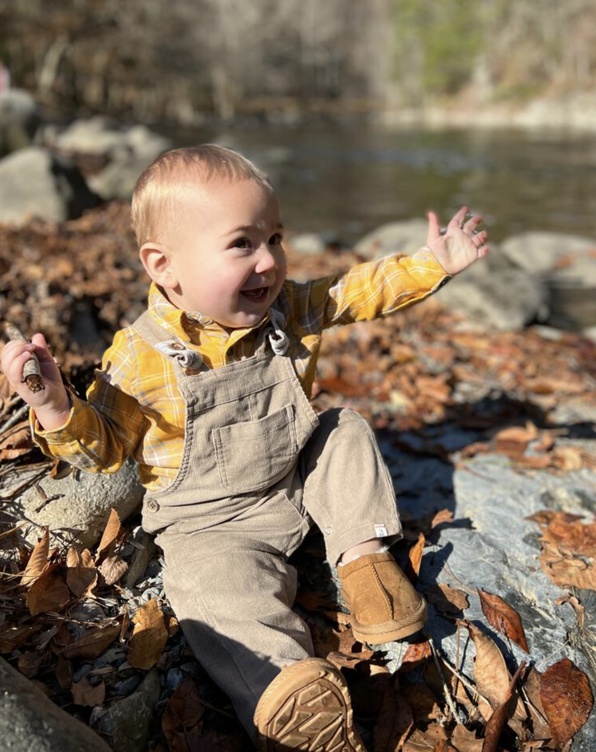 Stone Jellico Cord Overalls