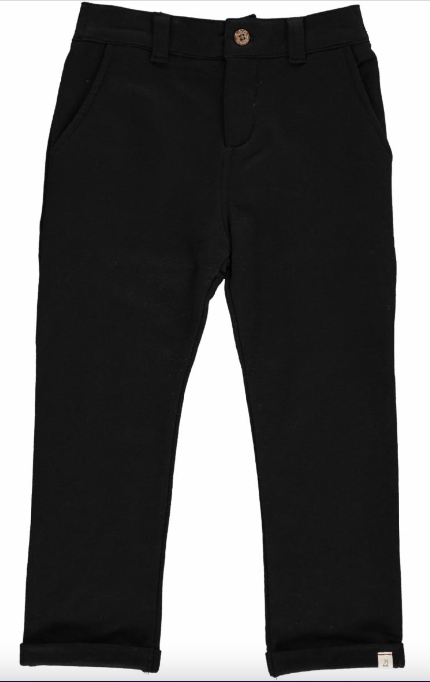 Black Jonathan Jersey Pants