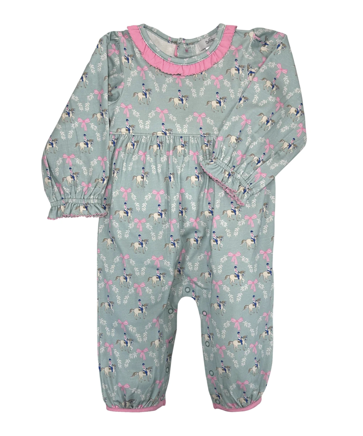 Horsing Around Girls Romper