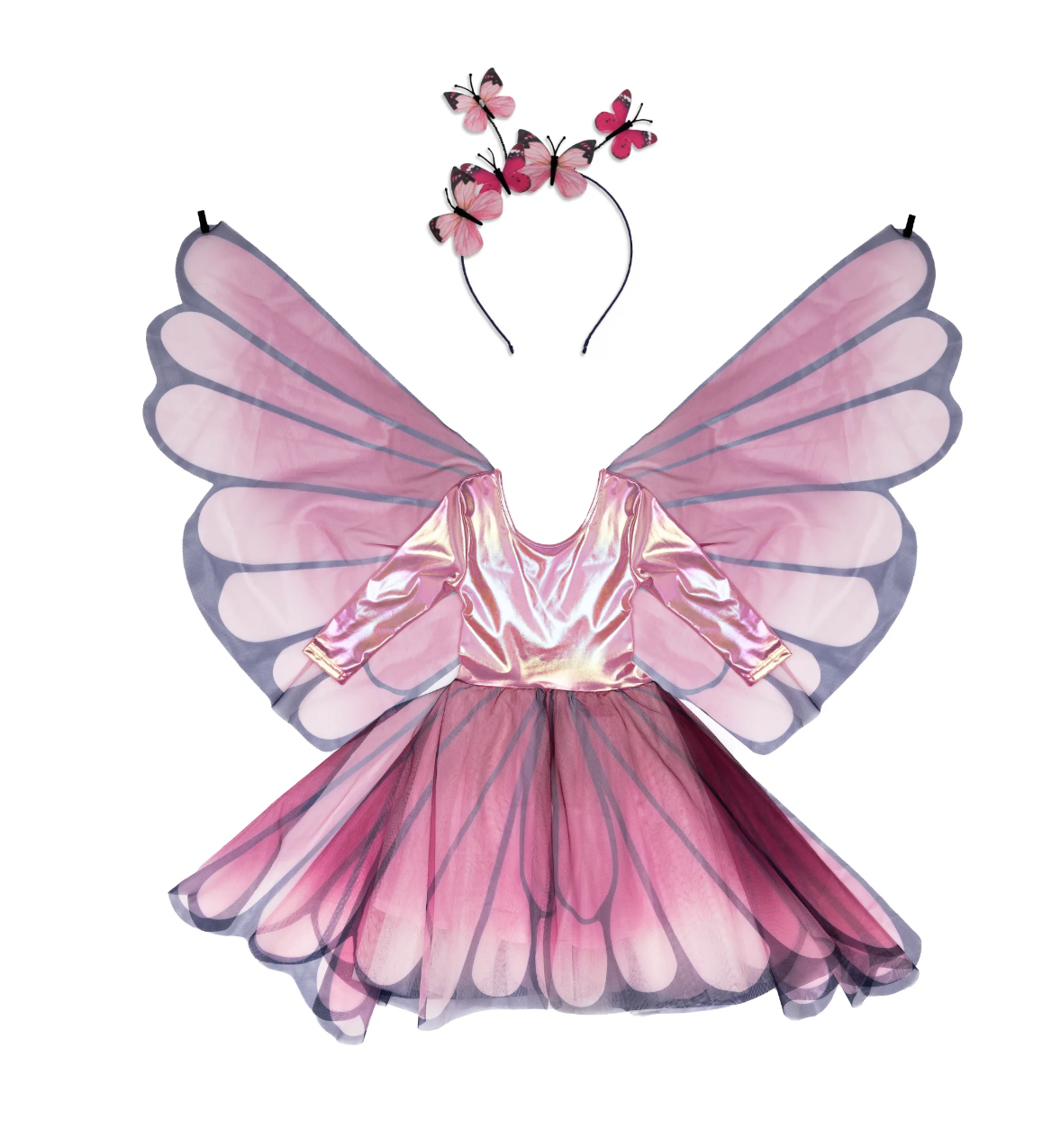 Butterfly Twirl Dress w/Wings