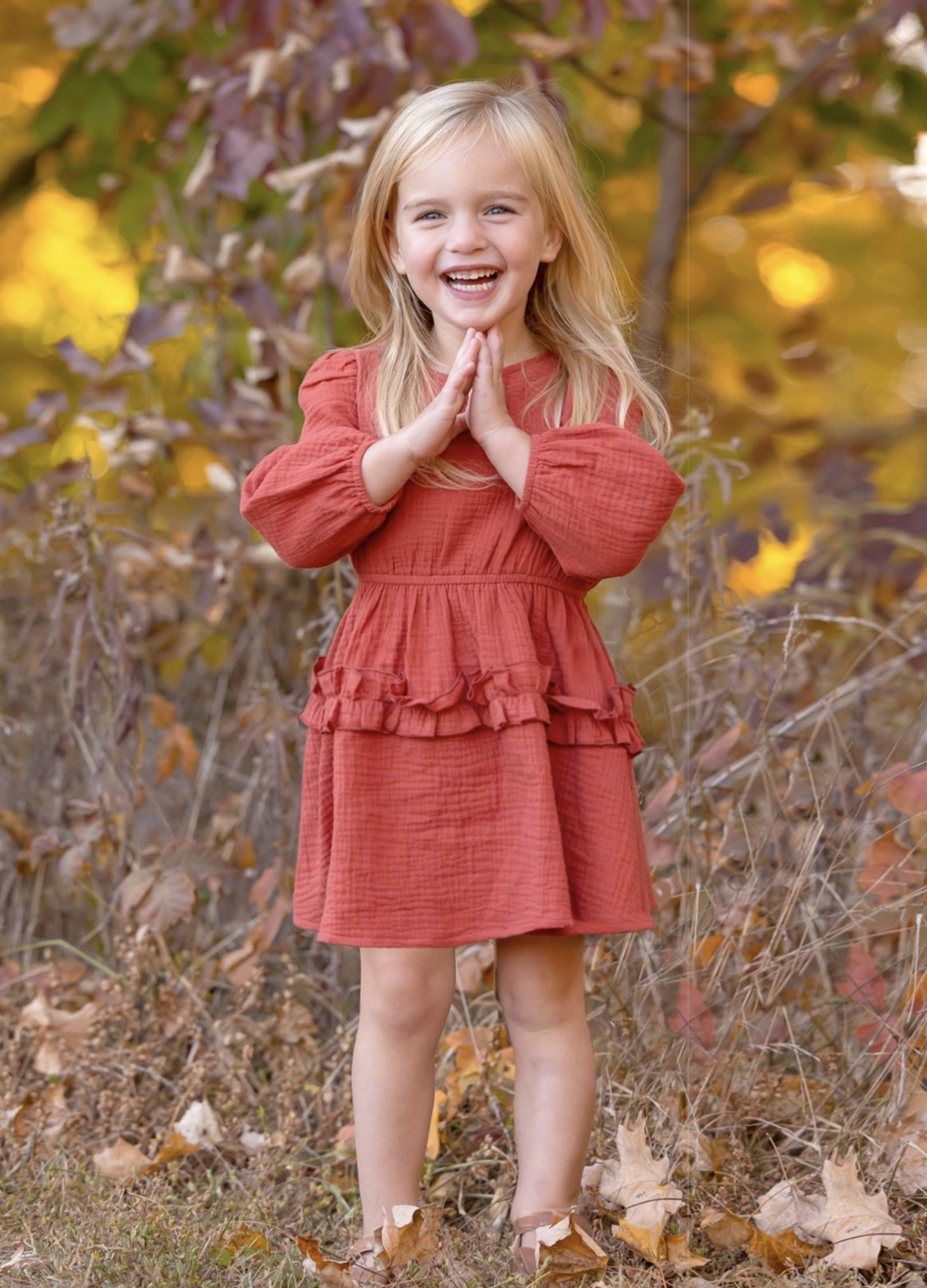 Sunset Picnic Gauze Dress