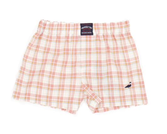 Properly Tied Boys Traditional Boxer Terra Cotta