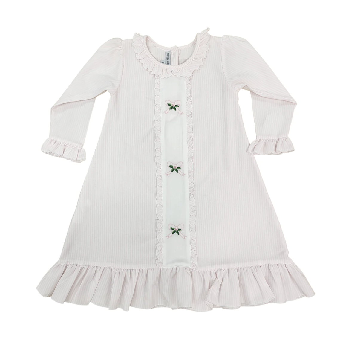 SD Pink Stripe Bow & Holly Gown