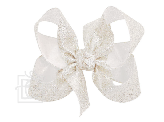 4.5'' Glitter Metallic Ribbon Bow