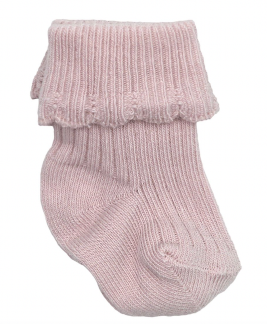 Folded Cuff Newborn Scottish Yarn Socks