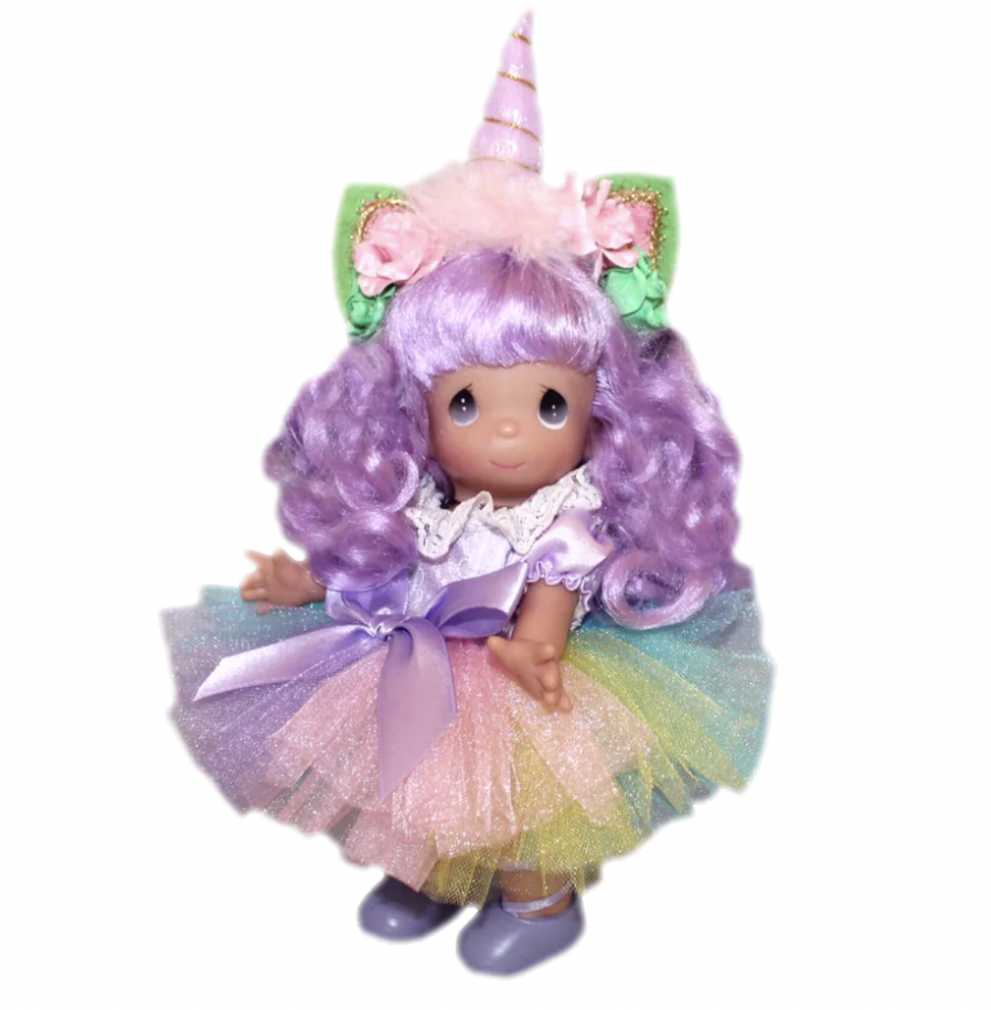 Unicorn Stardust Purple Hair 9'' Doll