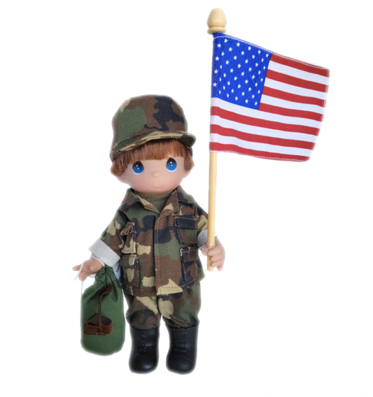 Army Boy 9'' Doll