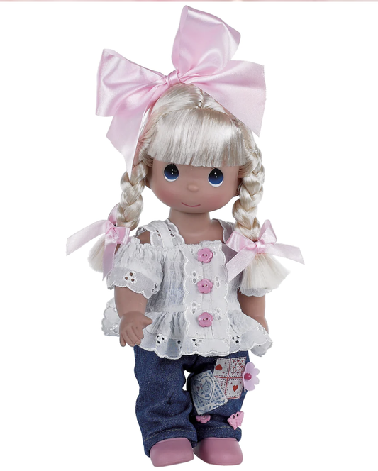 Cute as a Button Blonde 12'' Doll