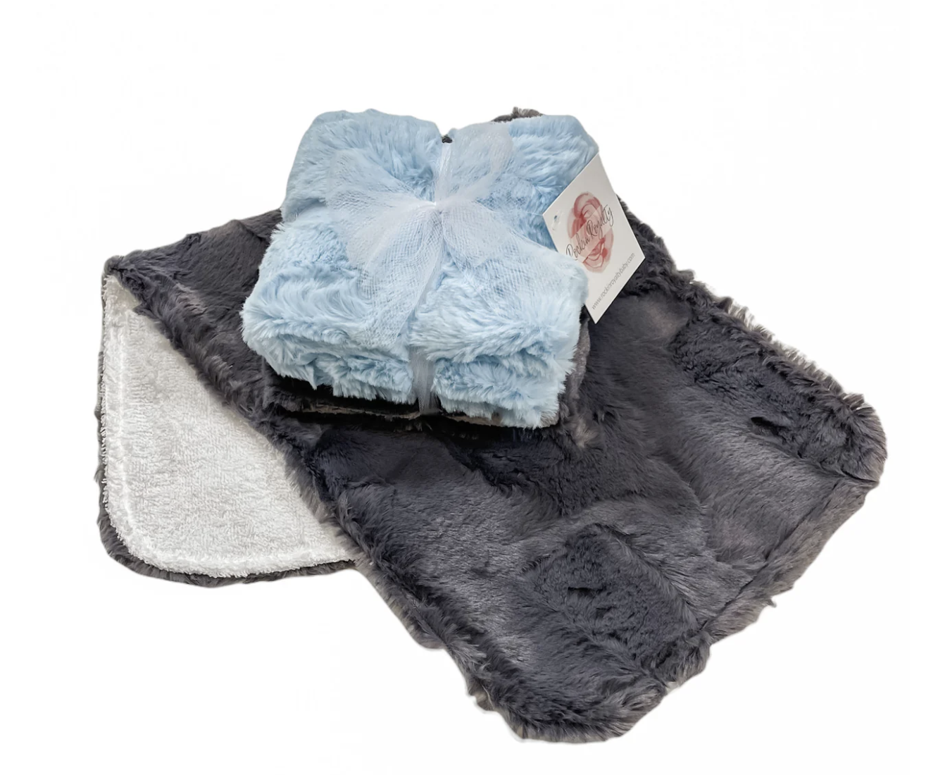 Storm Cloud Burp Cloth Set