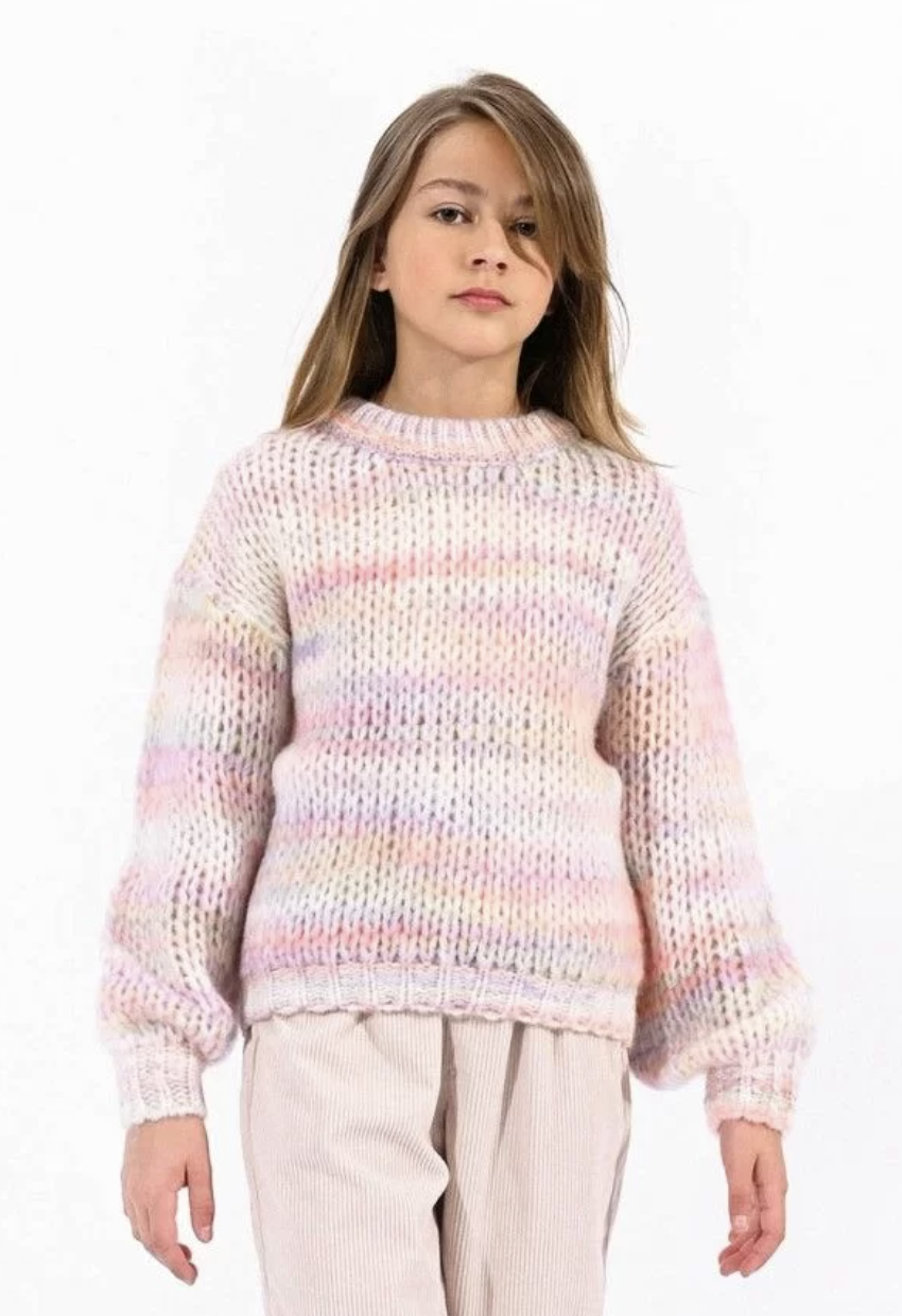 Chunky Knit Multicolor Sweater